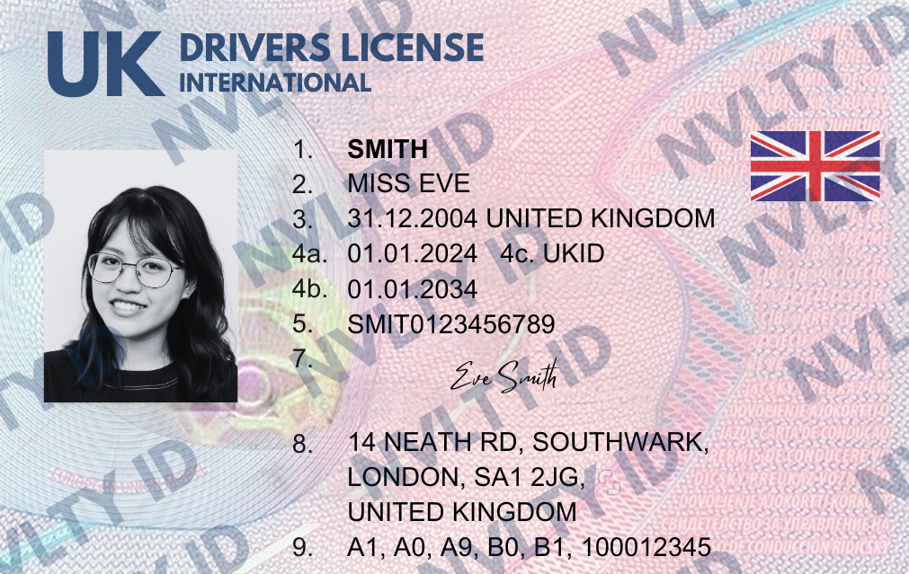 Novelty ID Card