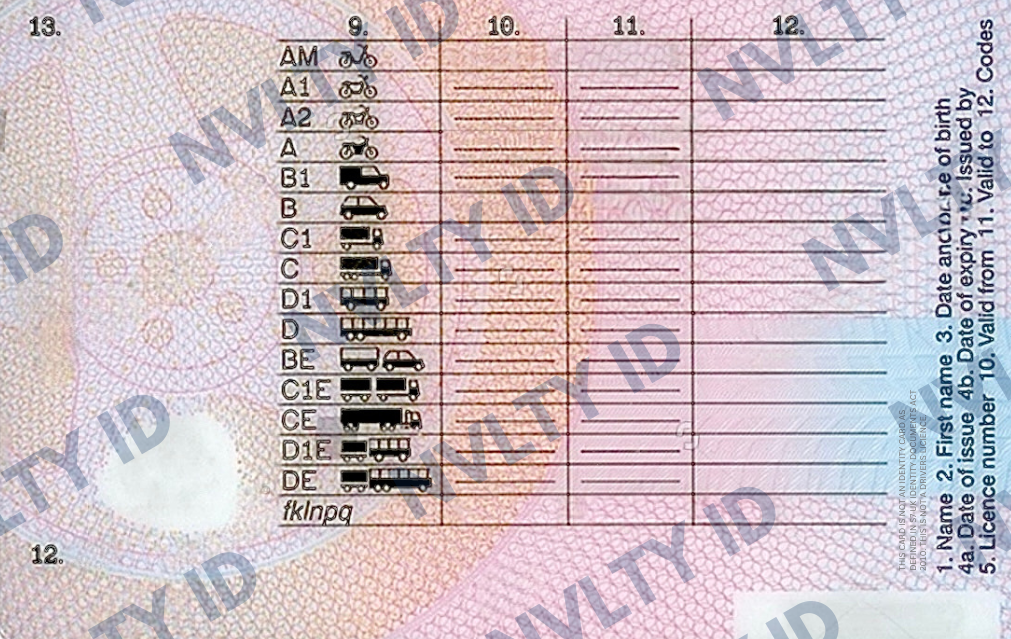 Novelty ID Card
